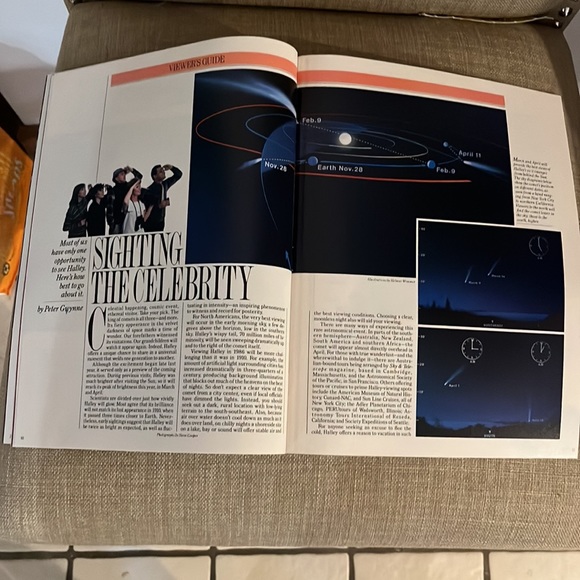 1986 HALLEY'S COMET MAGAZINE - COMMEMORATIVE ISSUE - Picture 3 of 3